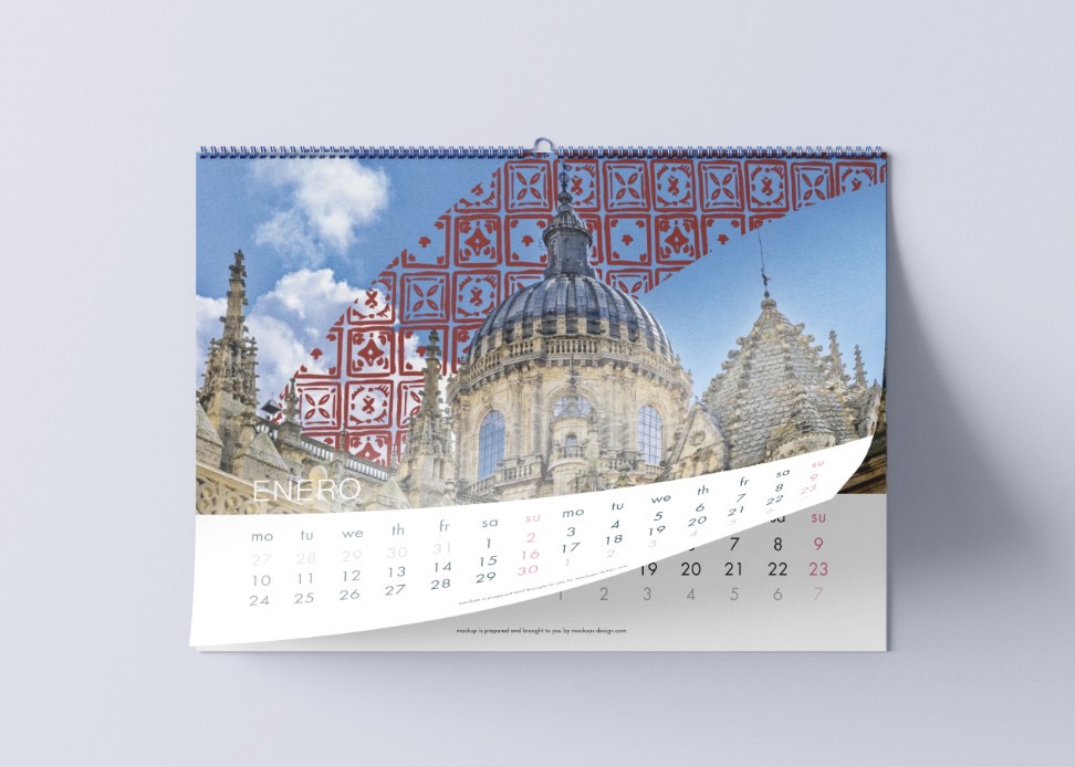 Calendario con la identidad Salamanca